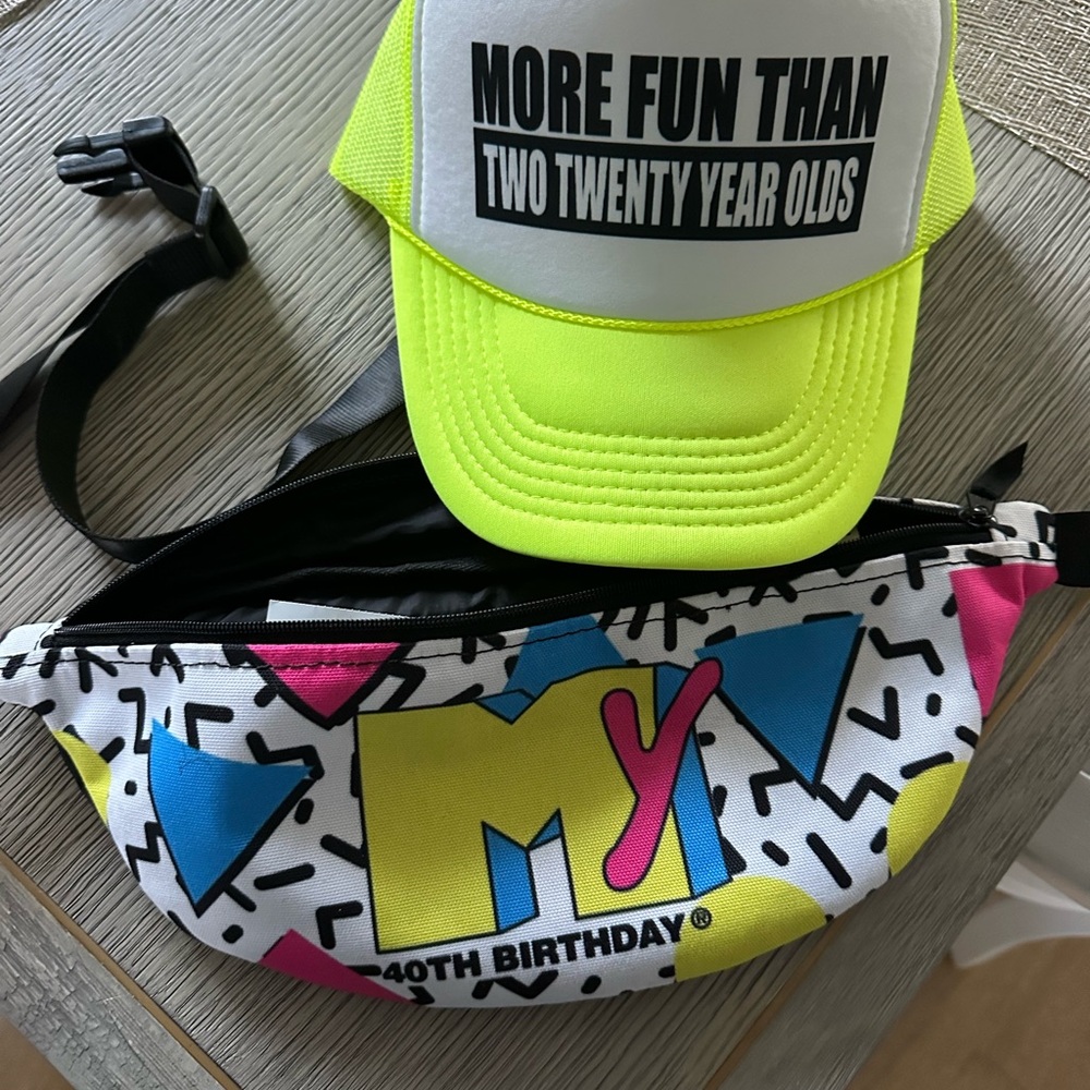 40th birthday accessories 80/90s theme